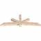 Ekena Millwork Alberta Smooth Timber Gable Bracket, Douglas Fir, 96"W x 36"H x 5 1/2"D x 5 1/2"F, 9/12 Pitch GBW096X36X0606ALB00SDF - alternate 5